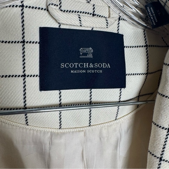 Scotch & Soda Black‎ and White Checkered Jacket - Picture 3 of 11